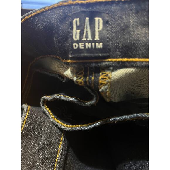 GAP Denim Women's Jeans Sculpt True Skinny High Rise Side Zip Blue 40x27 / 35R - Picture 4 of 12